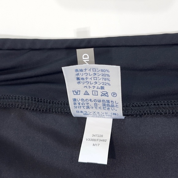 Lands End Swim Skirt with built-in briefs Style 347226 Black size 16 - Picture 6 of 9